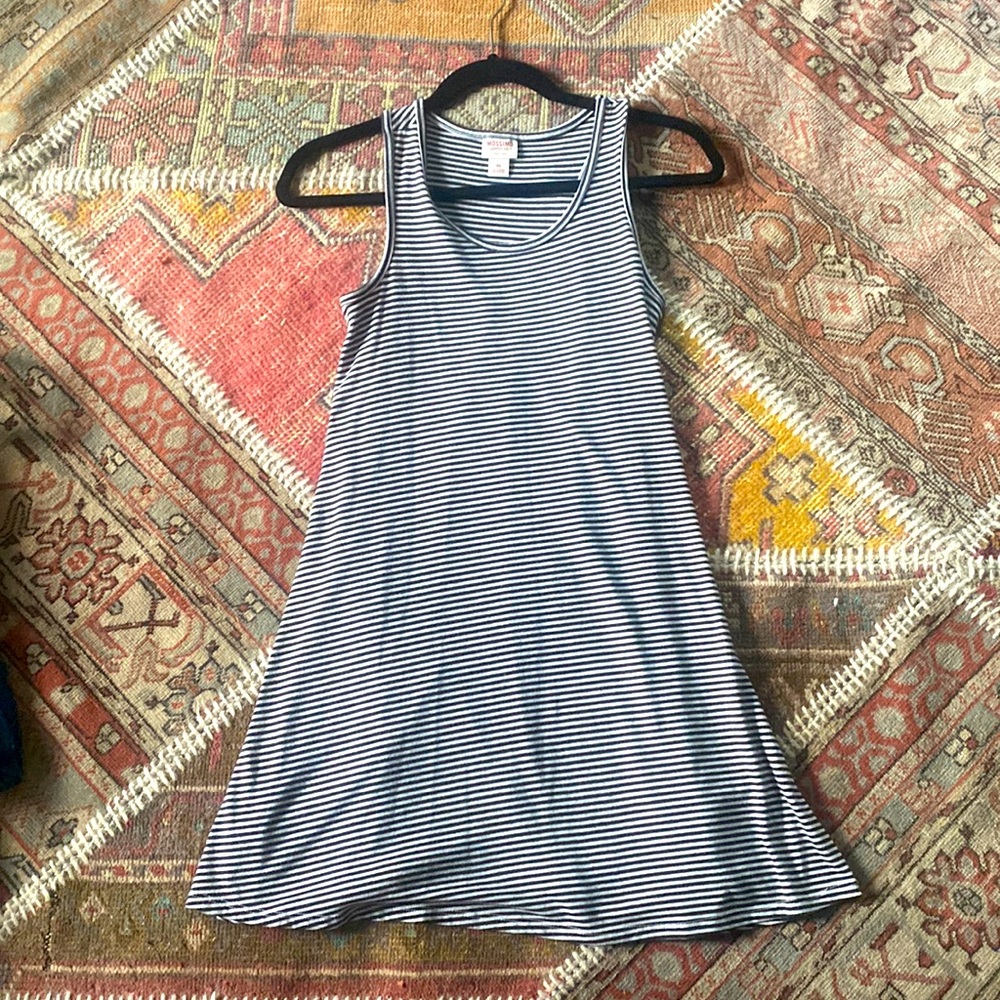 Mossimo Supply Co. (XS) black and white striped dress